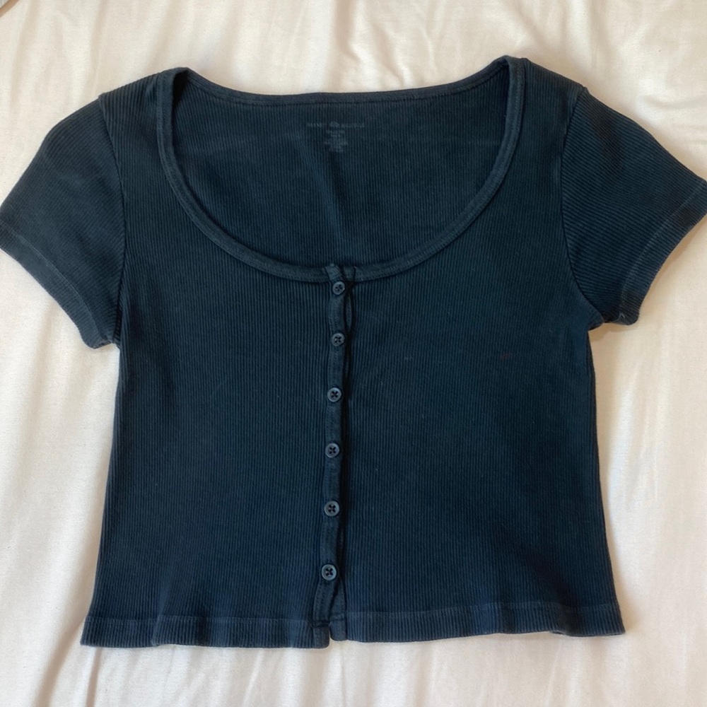 brandy melville black zelly top